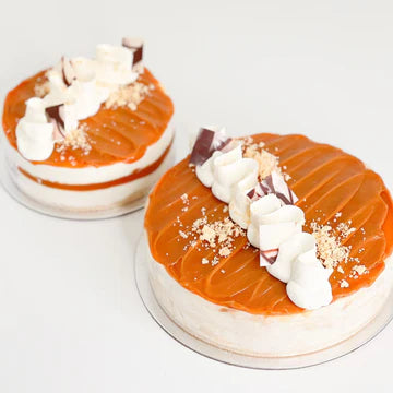 Cheese cake cold set caramel