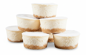 New york cheese cake portion