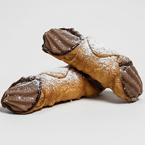 Cannoli chocolate large,  Available large & small From $3.50